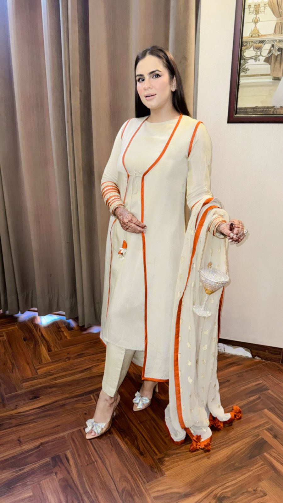 Pure Crape Silk Suit (4 Piece Set) PC875