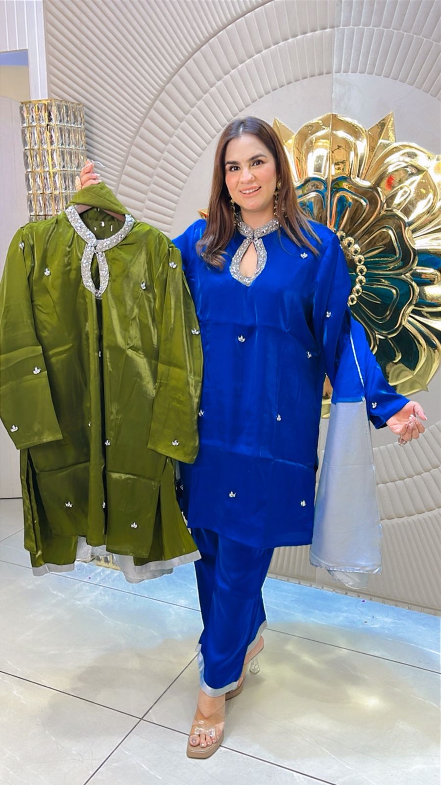Stunning Cutout Suit PC1497