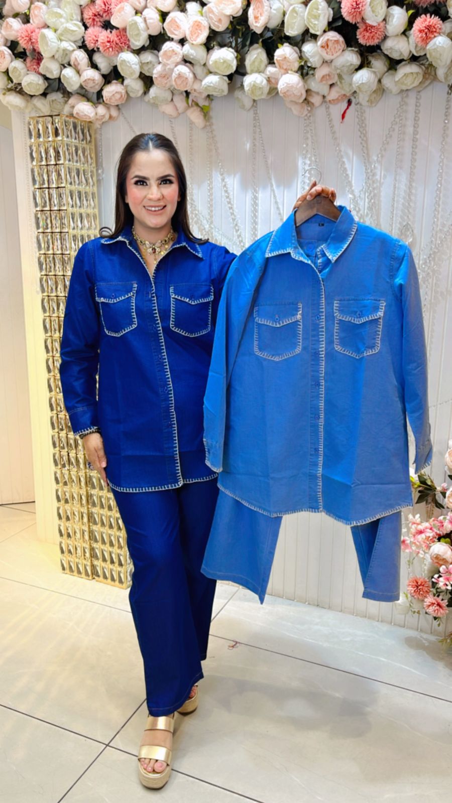 Stunning Denim Co-Ord Set PC926