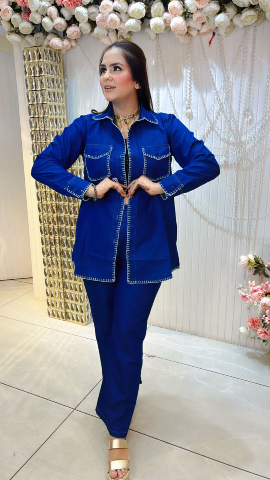 Stunning Denim Co-Ord Set PC926