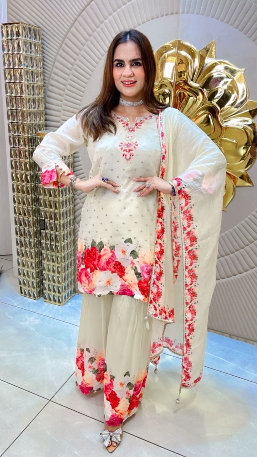 Stunning Floral Suit PC1575