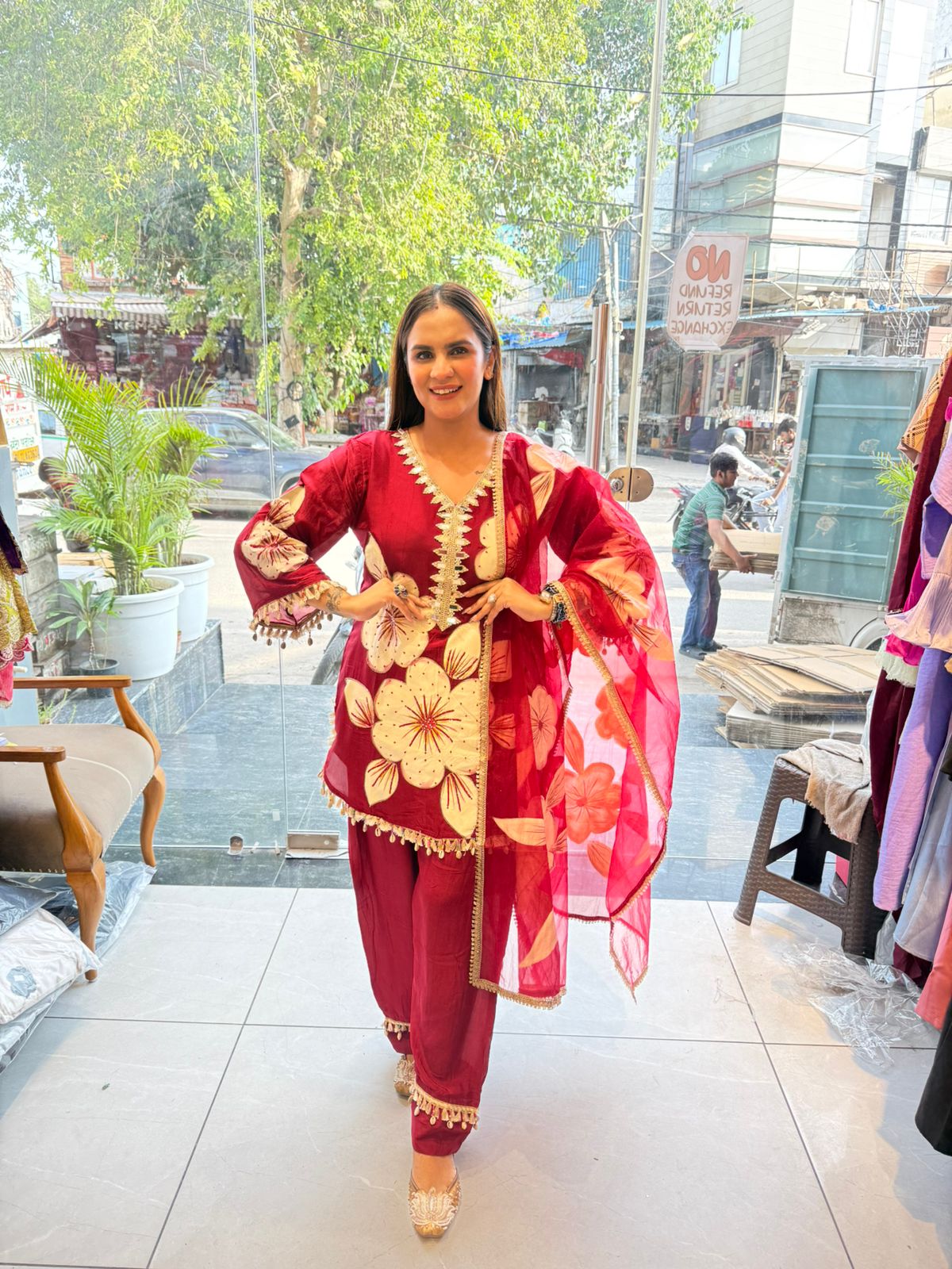 Stunning Floral Suit PC1593