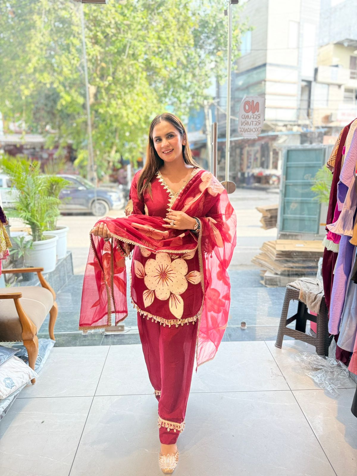 Stunning Floral Suit PC1593
