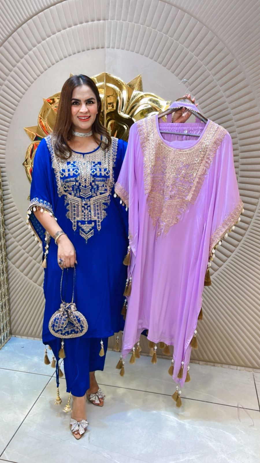 Stunning Kaftan Co-Ord Set PC1573