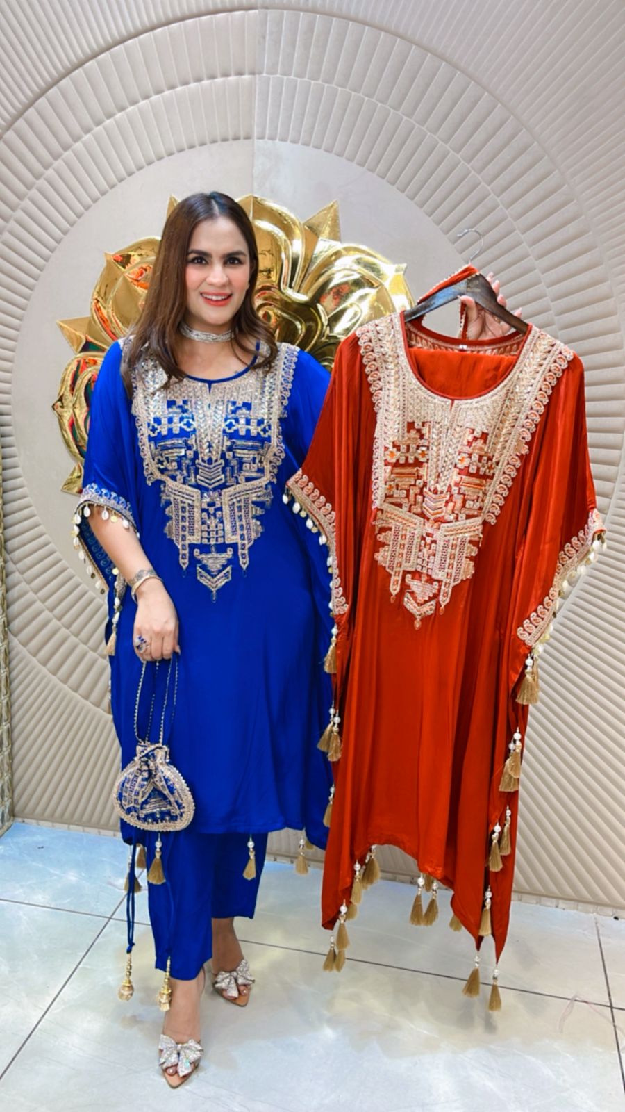 Stunning Kaftan Co-Ord Set PC1573