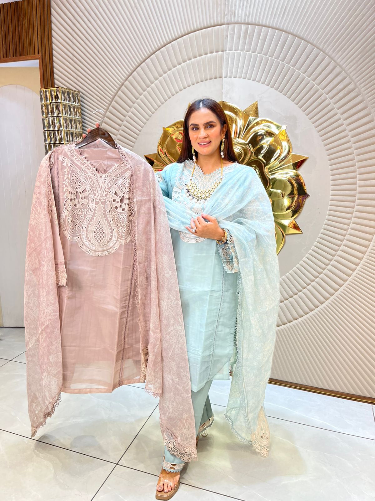 Stunning Laser Cut Suit PC1602