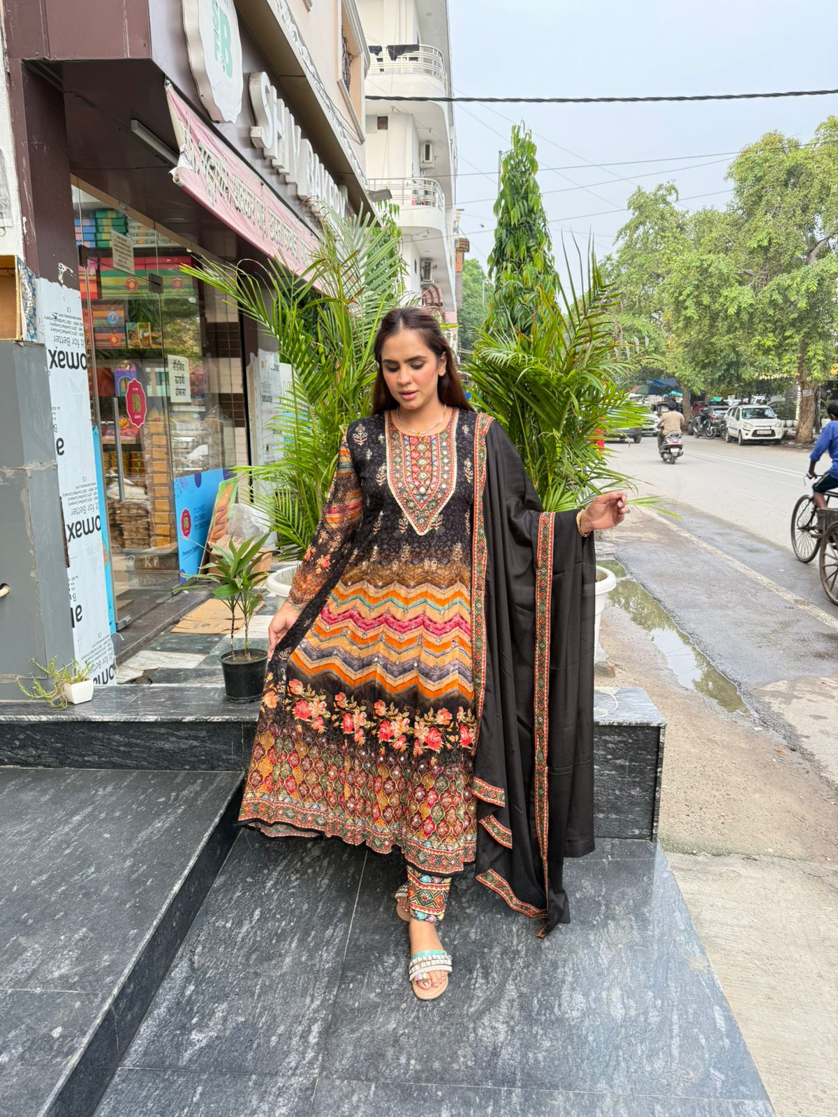 Stunning Pattern Print Suit PC1580