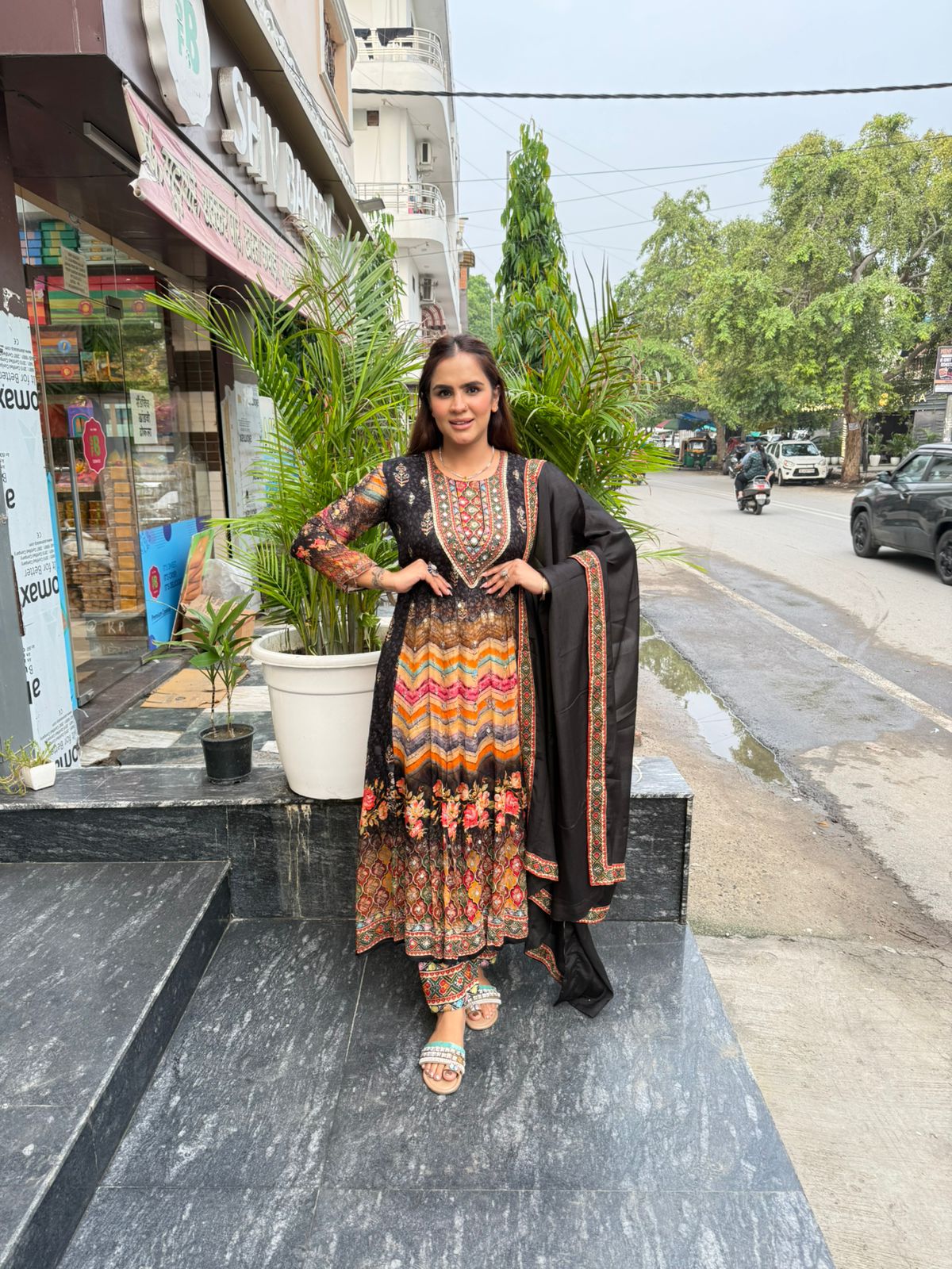 Stunning Pattern Print Suit PC1580