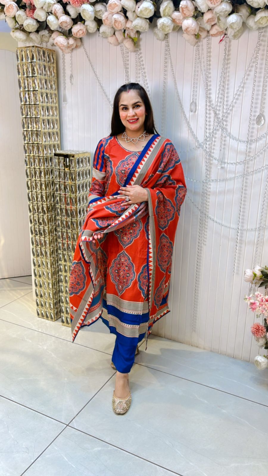 Summer Suit With Beautiful Print PC684