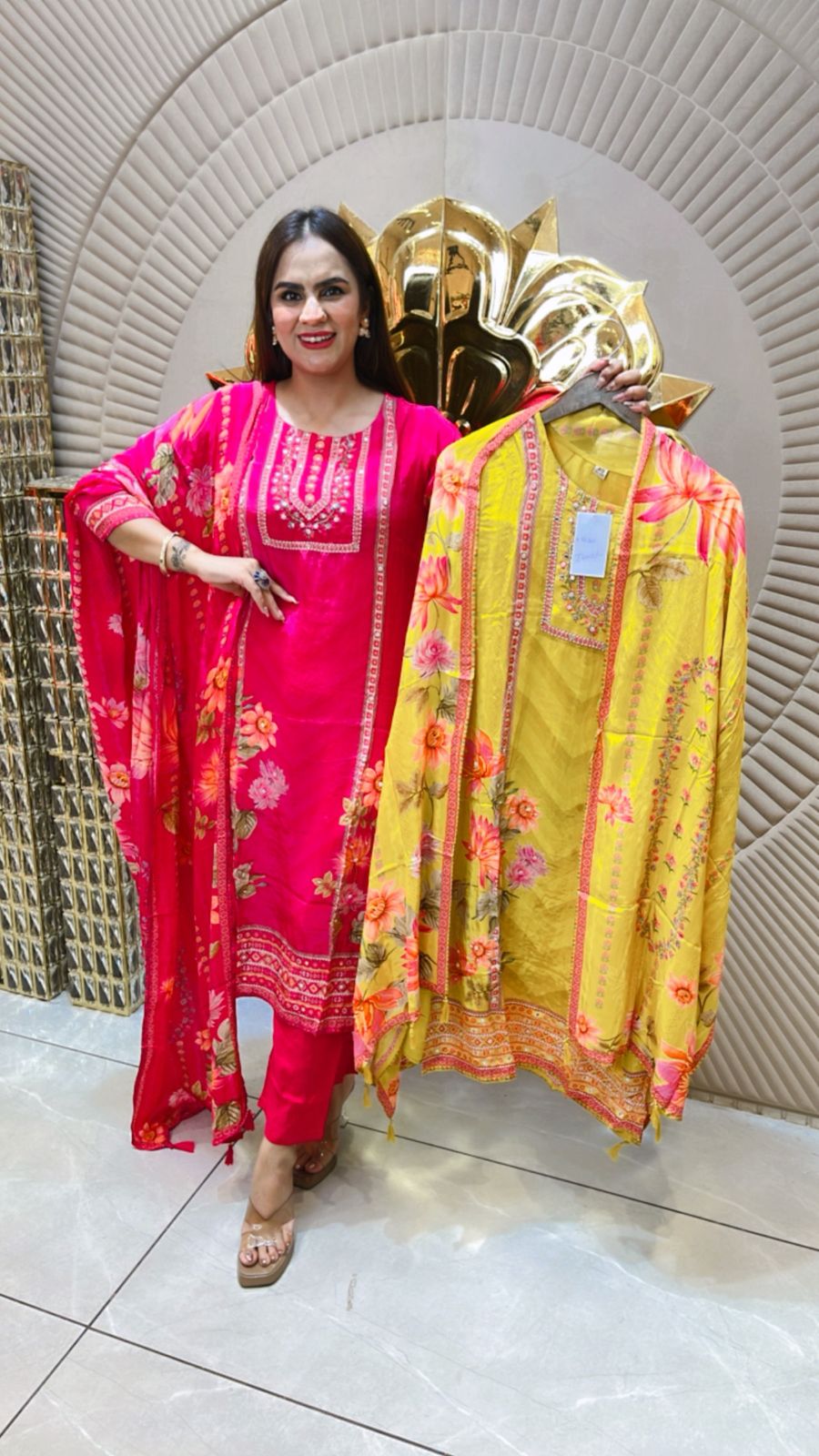 Beautiful Floral Printed Suit PC1559