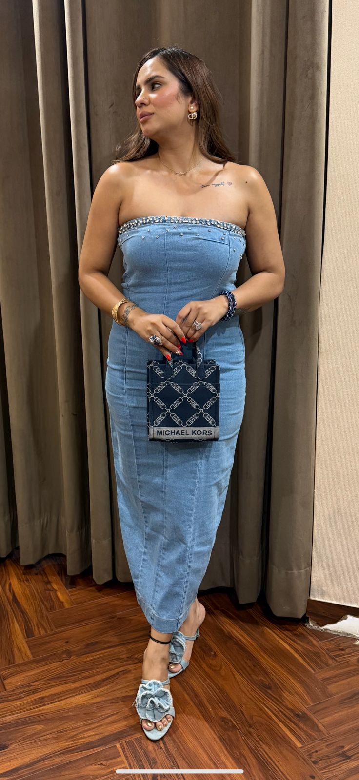 Stunning Denim Dress PC1636