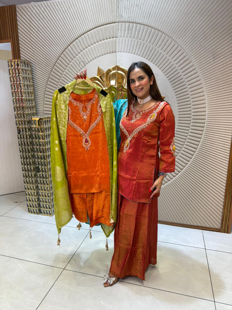 Stunning Designer Sharara Suit PC1662