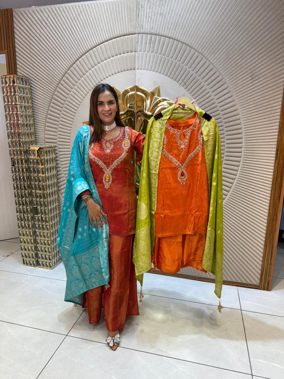 Stunning Designer Sharara Suit PC1662
