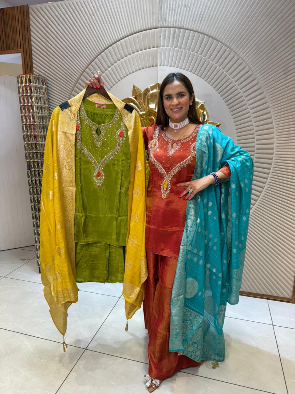 Stunning Designer Sharara Suit PC1662