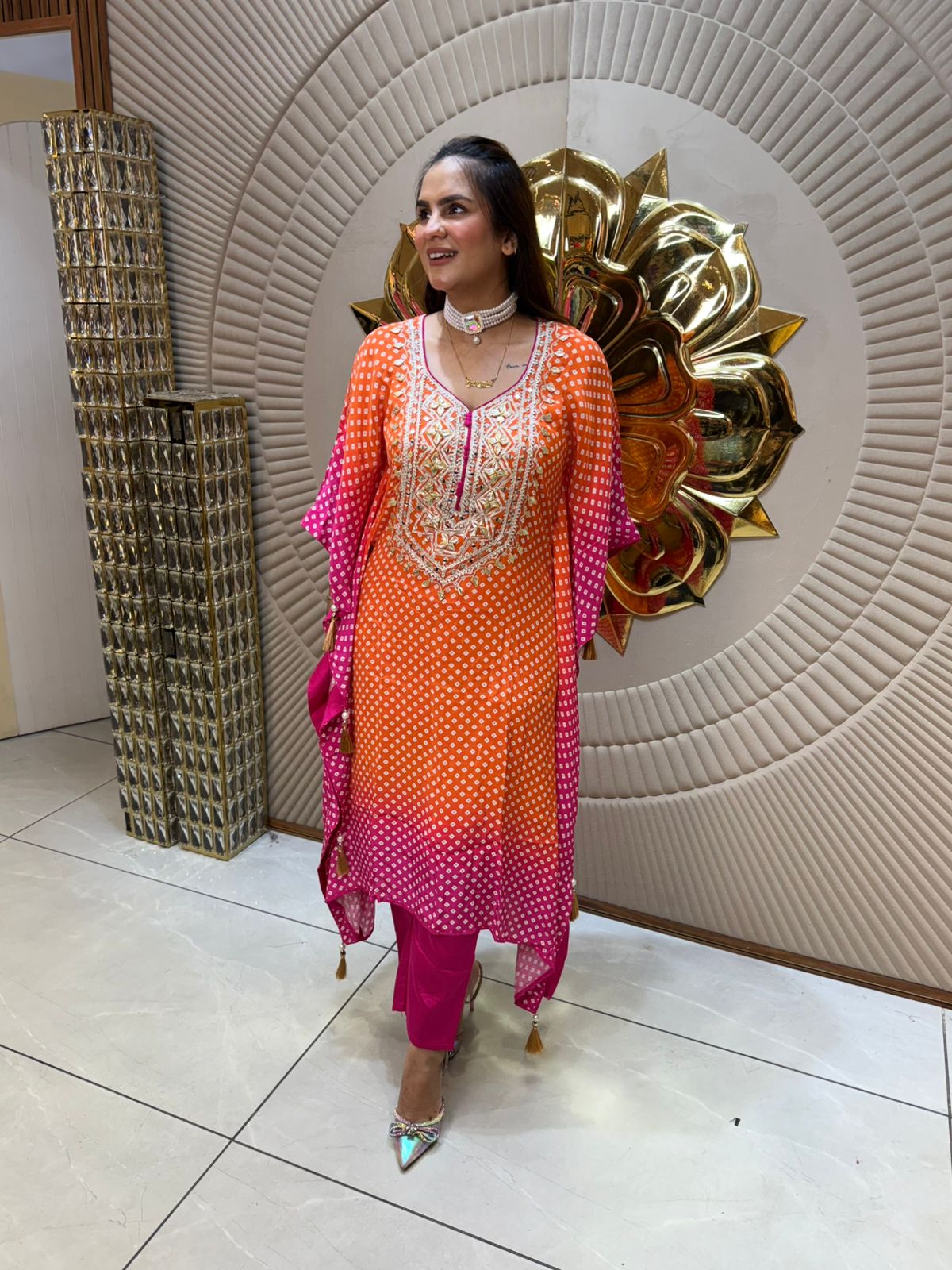 Beautiful Kaaftan Set With Traditional Design PC1689