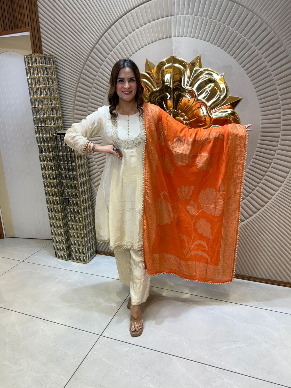 Beautiful Suit With Designer Dupatta PC1700