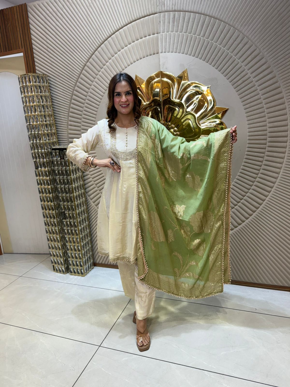Beautiful Suit With Designer Dupatta PC1700