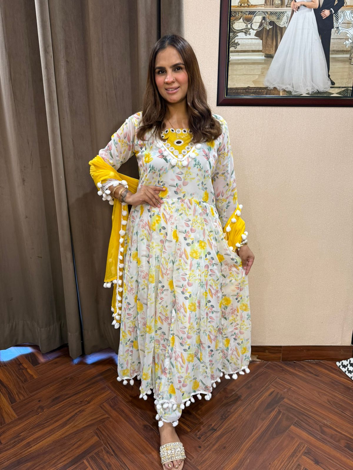 Beautiful Digital Print Suit PC1707