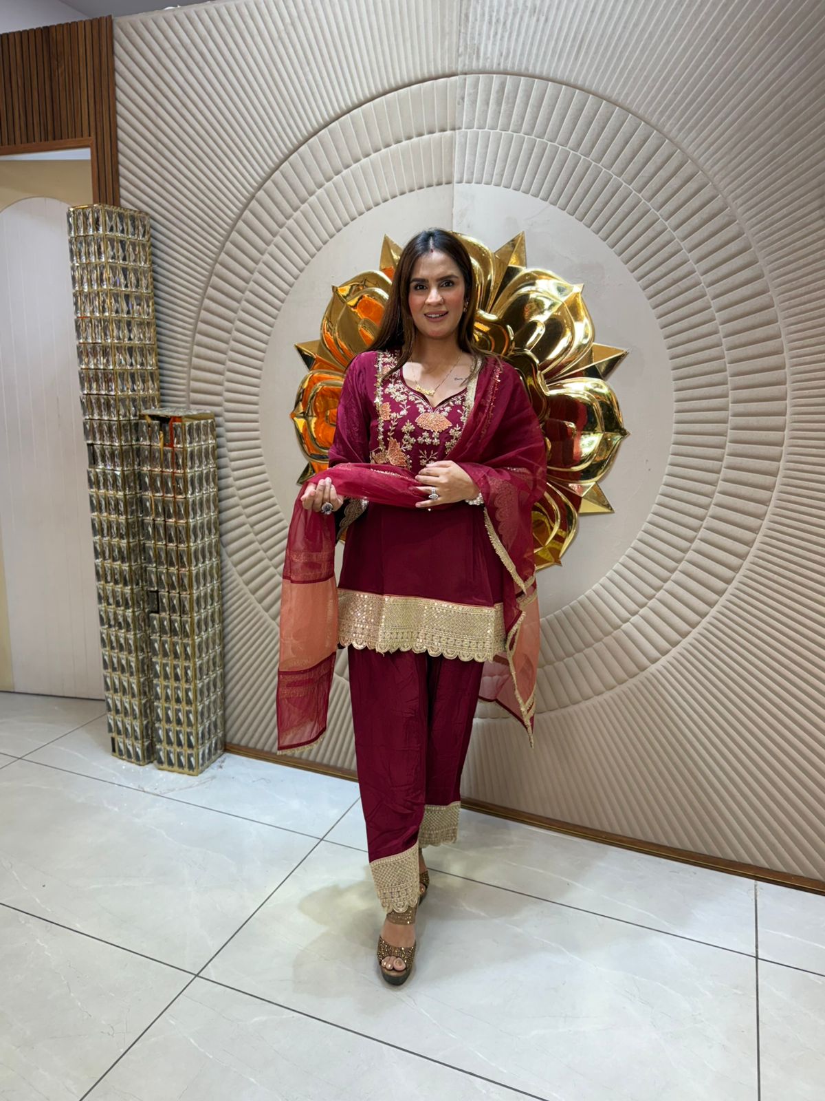 Stunning Suit Floral Work PC1710
