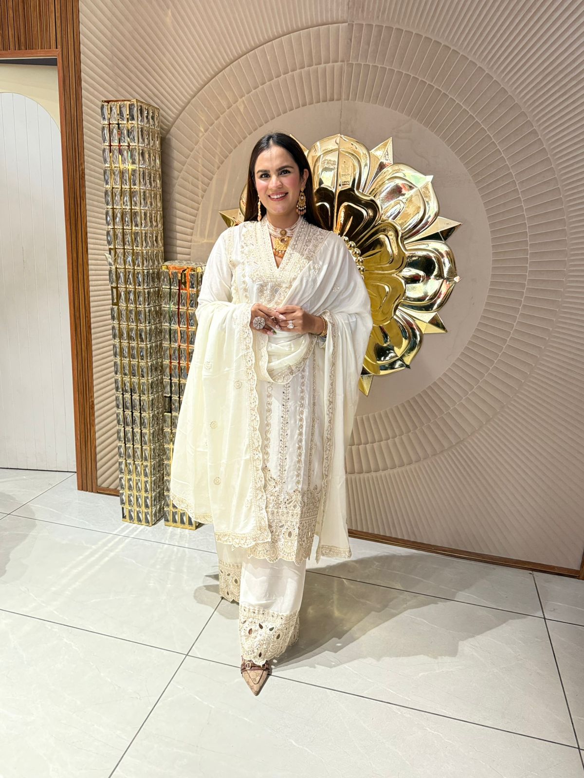 Stunning Suit With Laser Cut Design PC1729