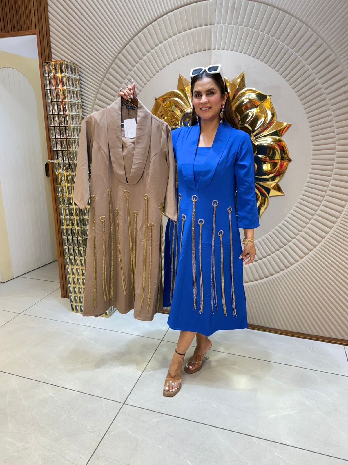 Professional Style Cordset With Embroidery Work PC1742