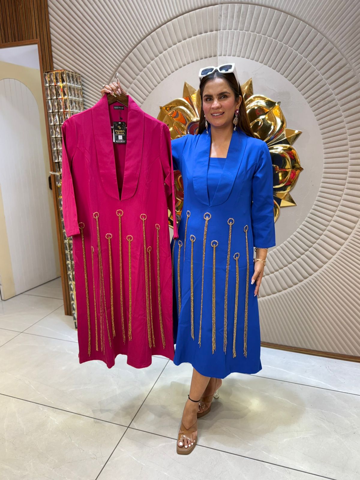 Professional Style Cordset With Embroidery Work PC1742