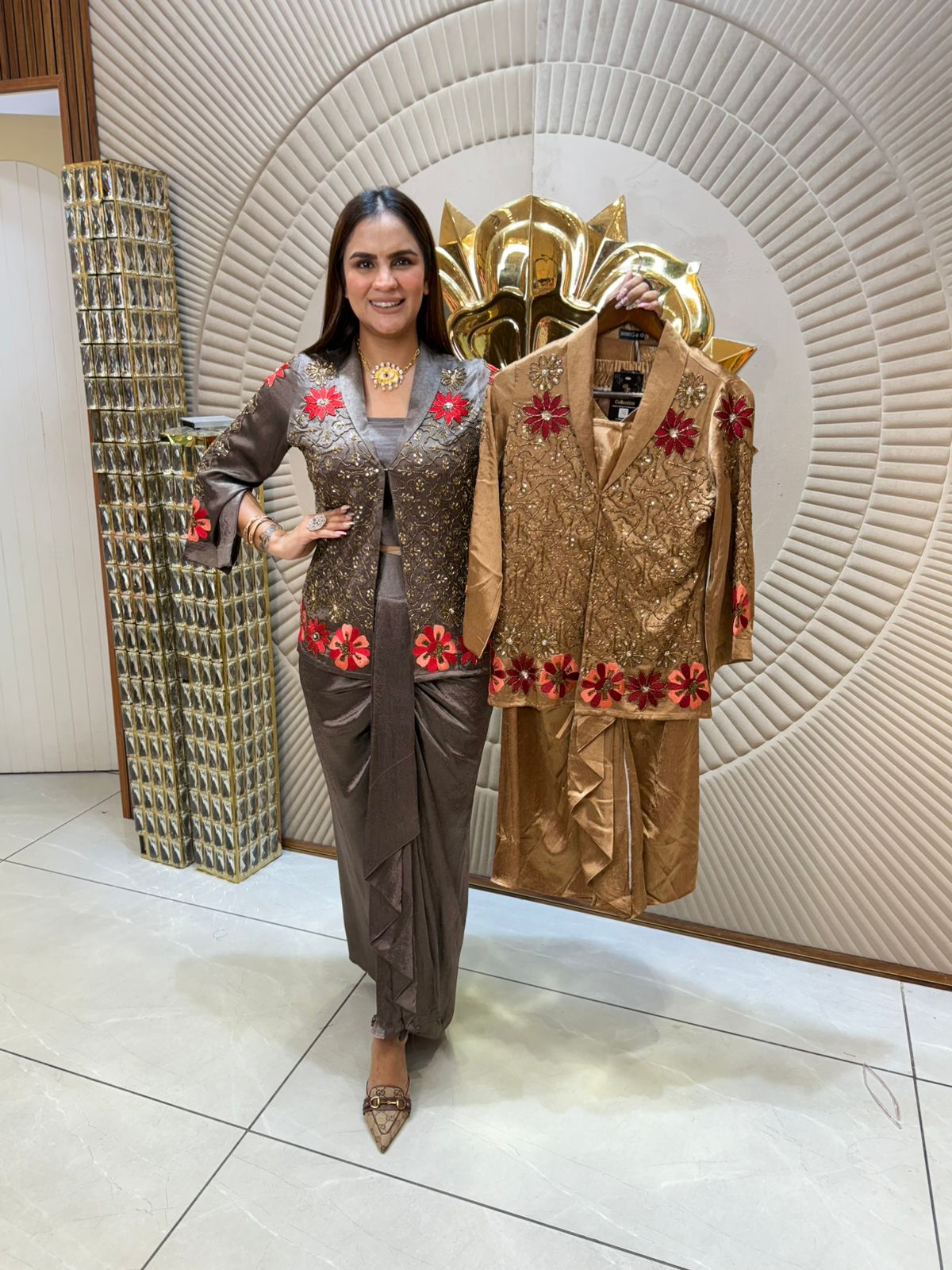 Beautiful Party Wear Dhoti Dress PC1764