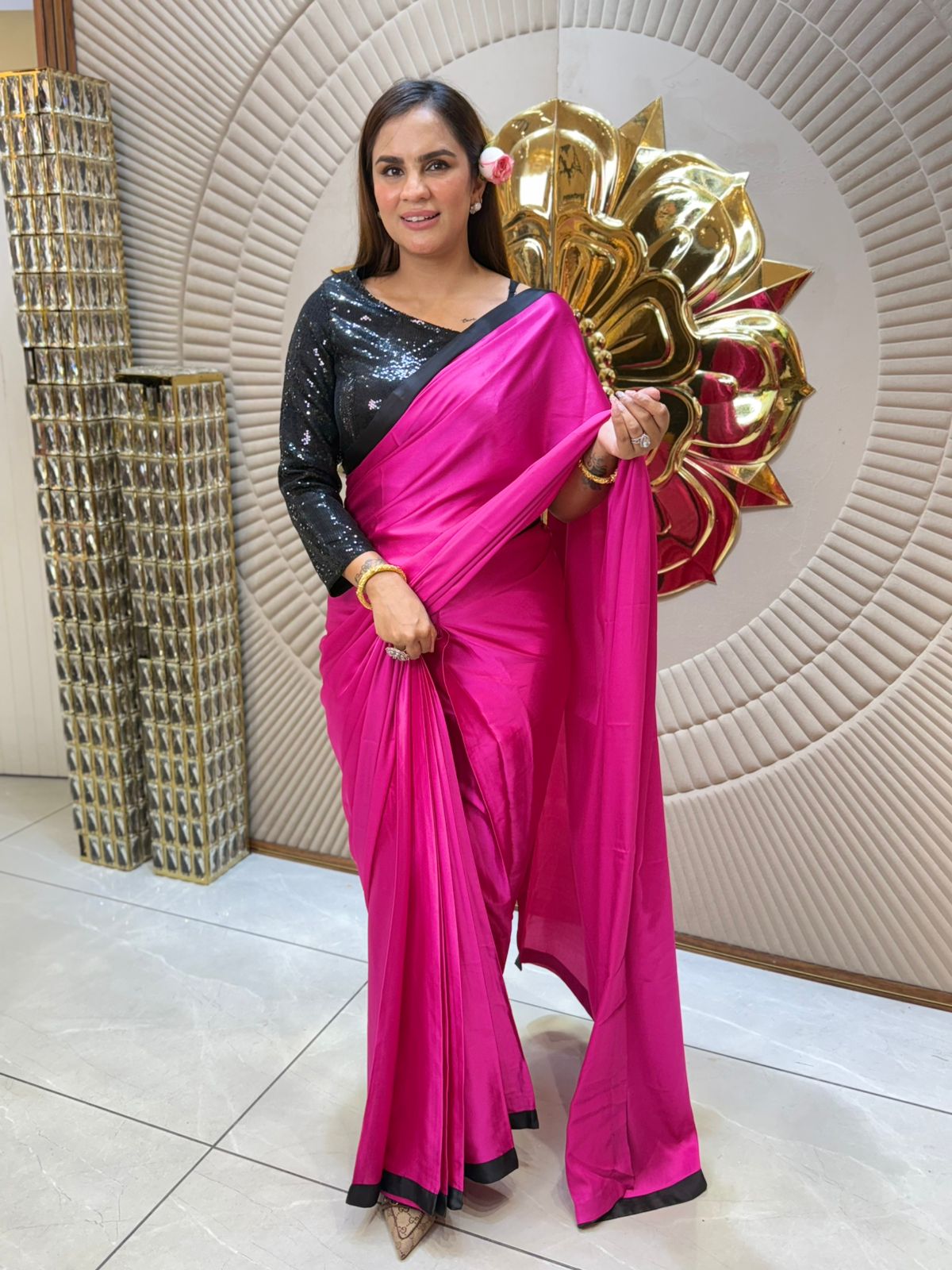 Beautiful Subtle Shine Saree PC1794