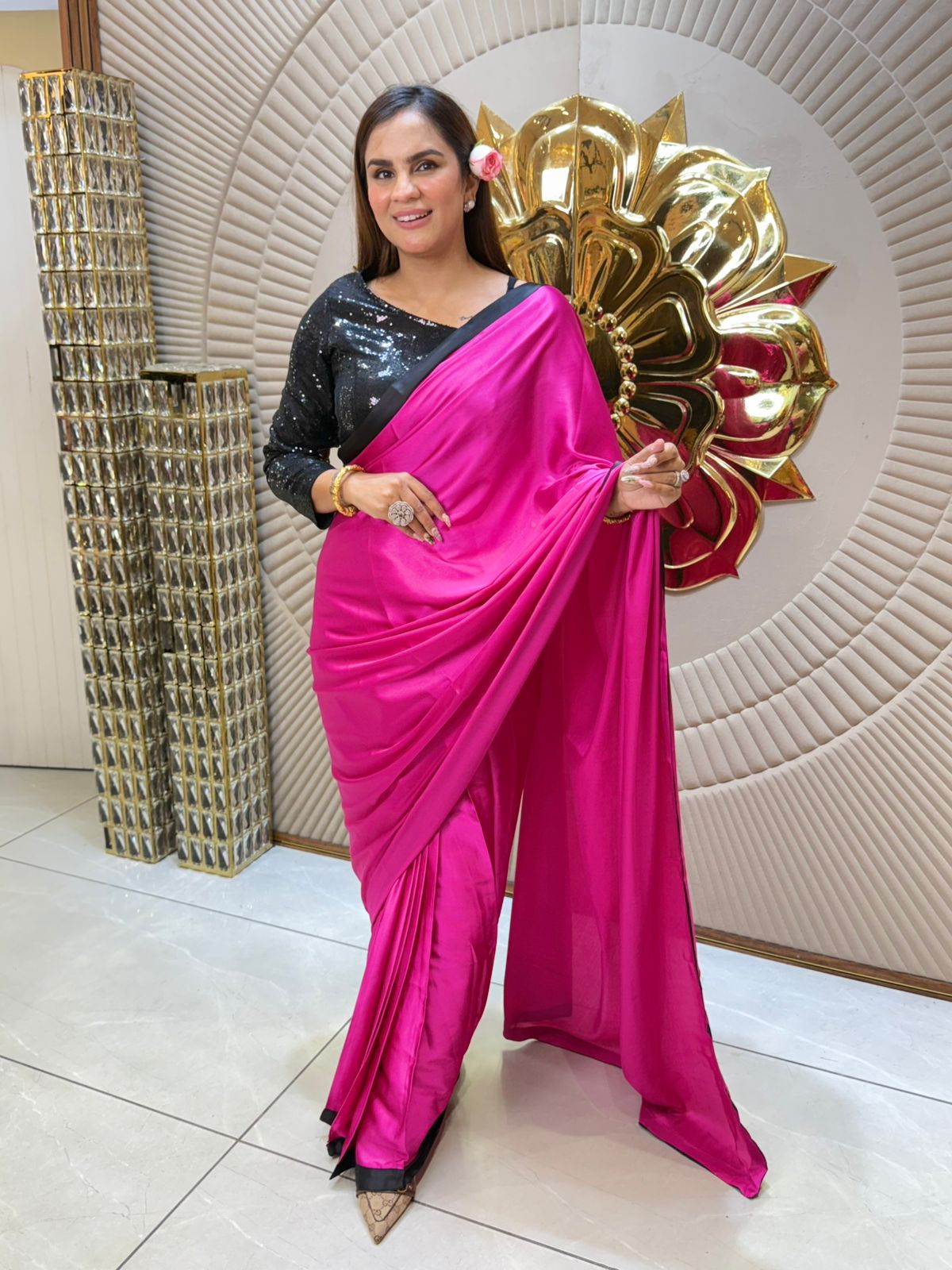 Beautiful Subtle Shine Saree PC1794