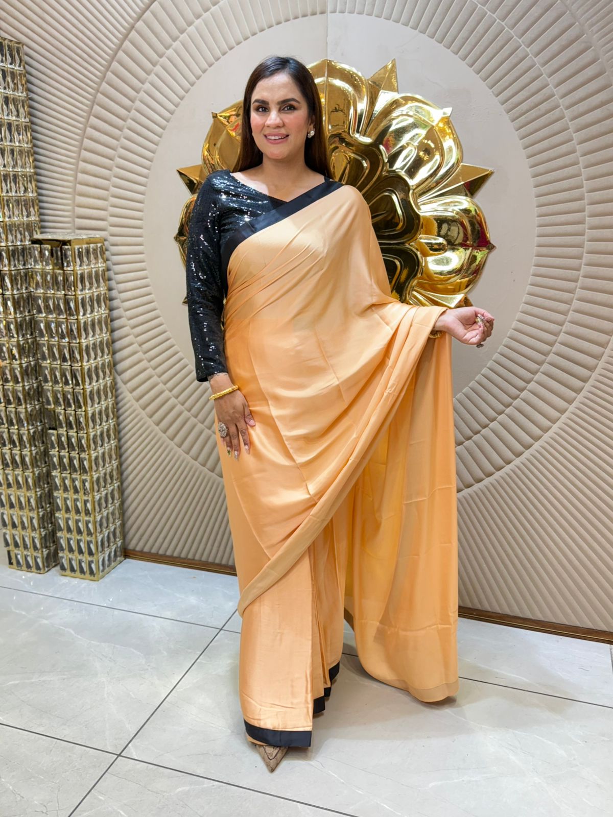 Beautiful Subtle Shine Saree PC1794