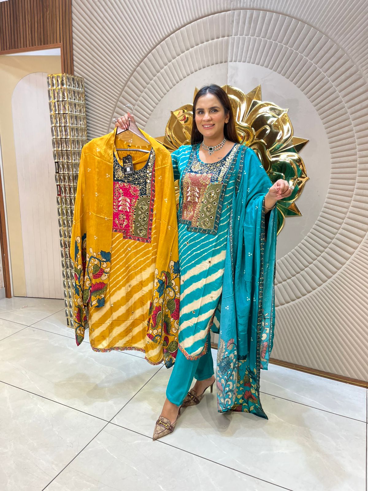 Beautiful Digital Print Suit PC1801