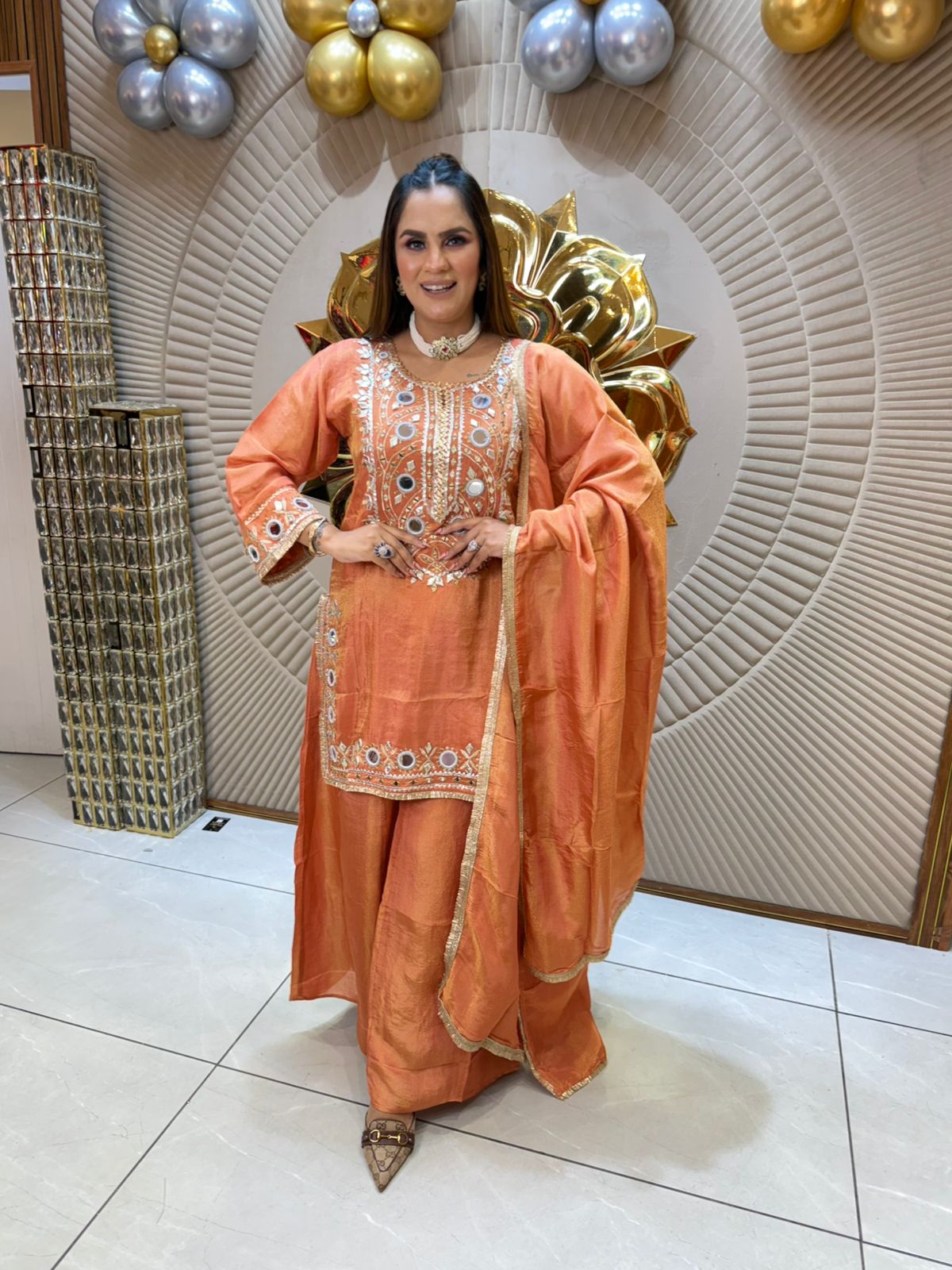 Traditional Attire in Warm Hues PC1843