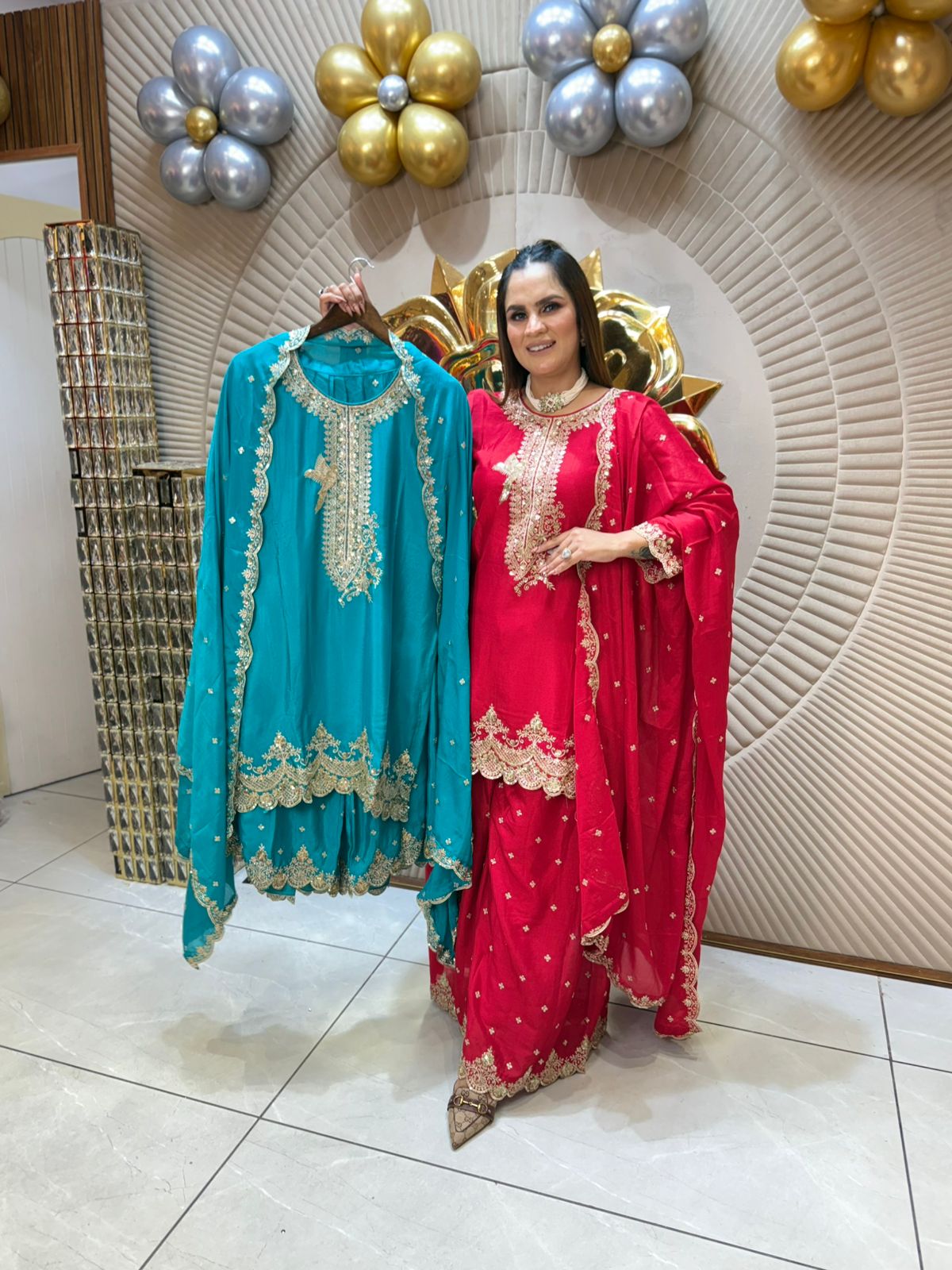 Traditional Elegance in Vibrant Hues PC1844