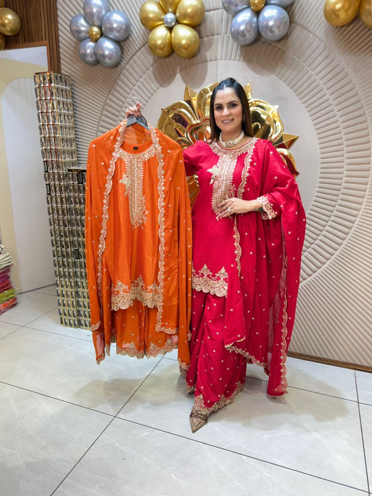 Traditional Elegance in Vibrant Hues PC1844