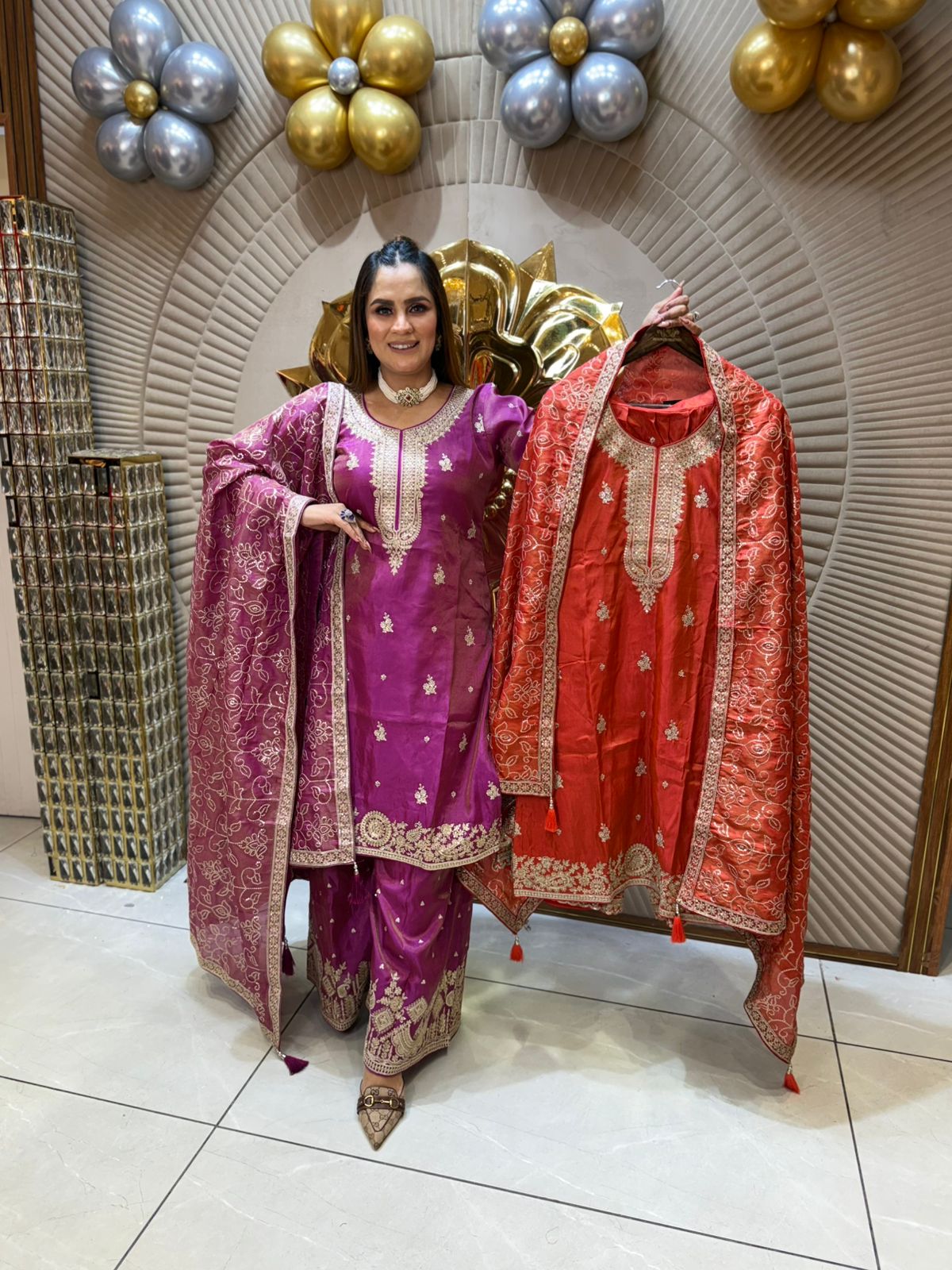 Vibrant Colors & Rich Embroidery PC1847