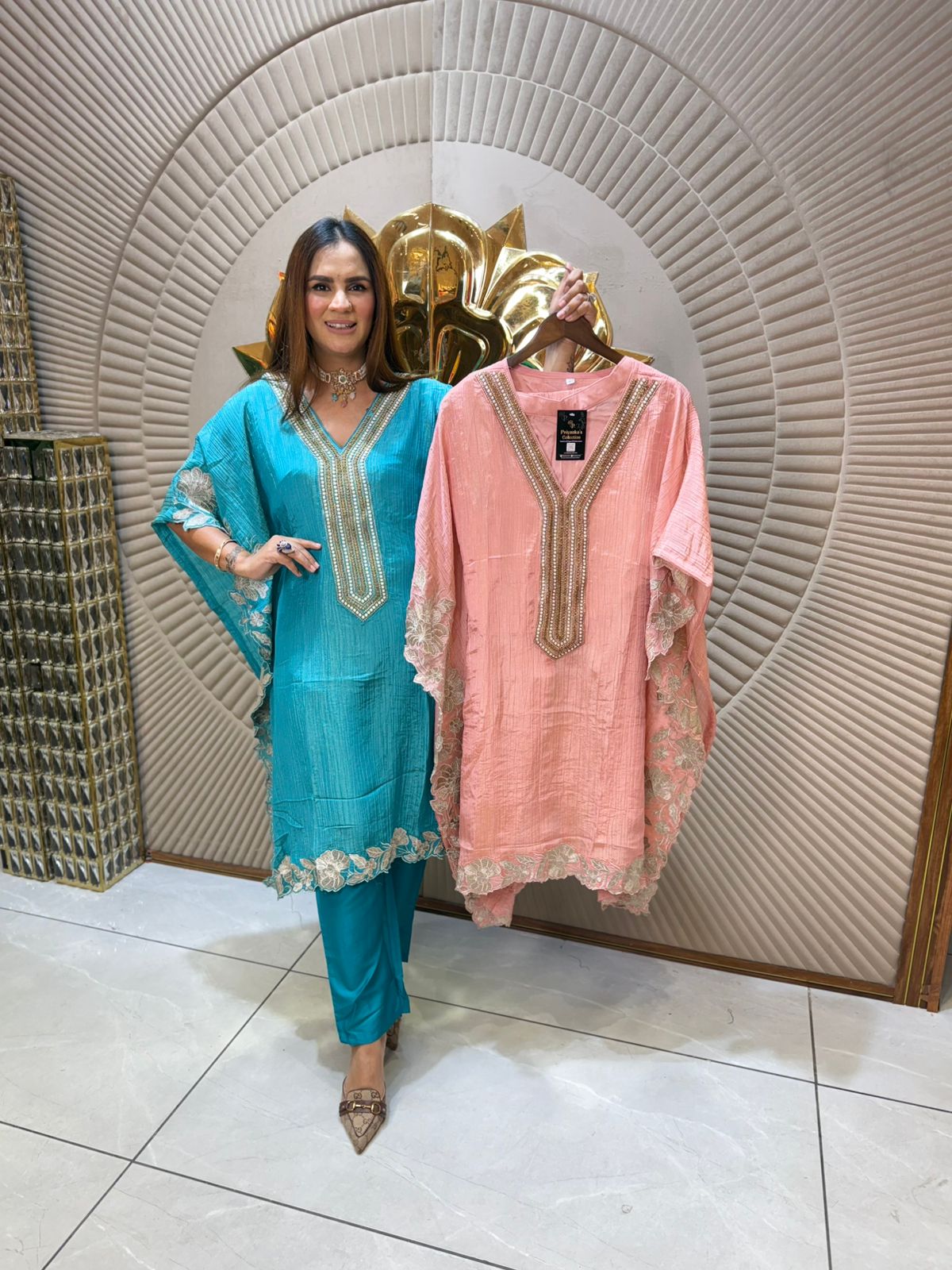 Premium Embroidered Kaftan Suits PC1918