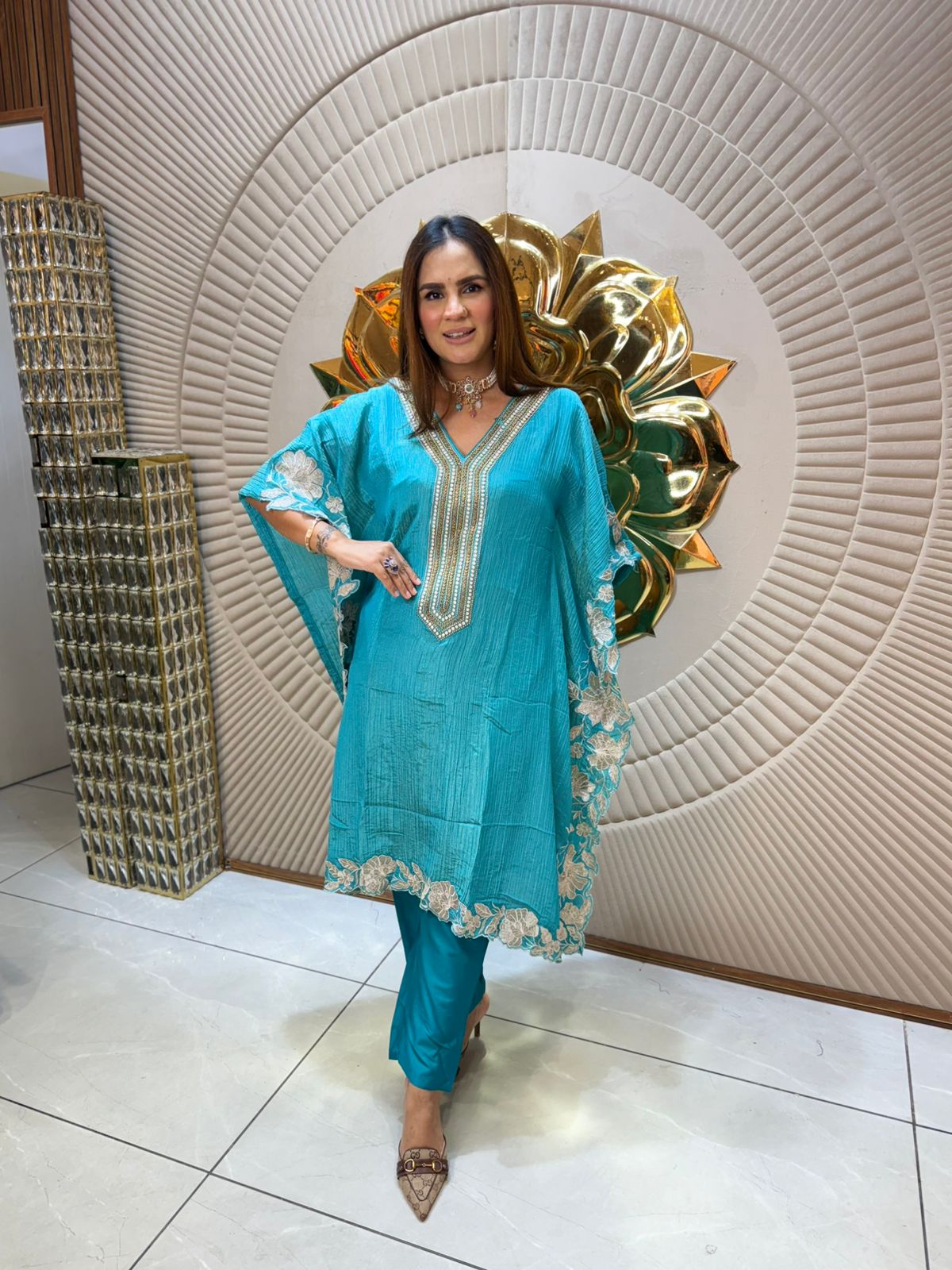 Premium Embroidered Kaftan Suits PC1918
