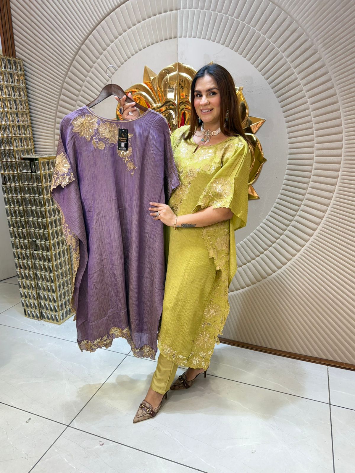 Beautiful Floral Kaftan PC1925
