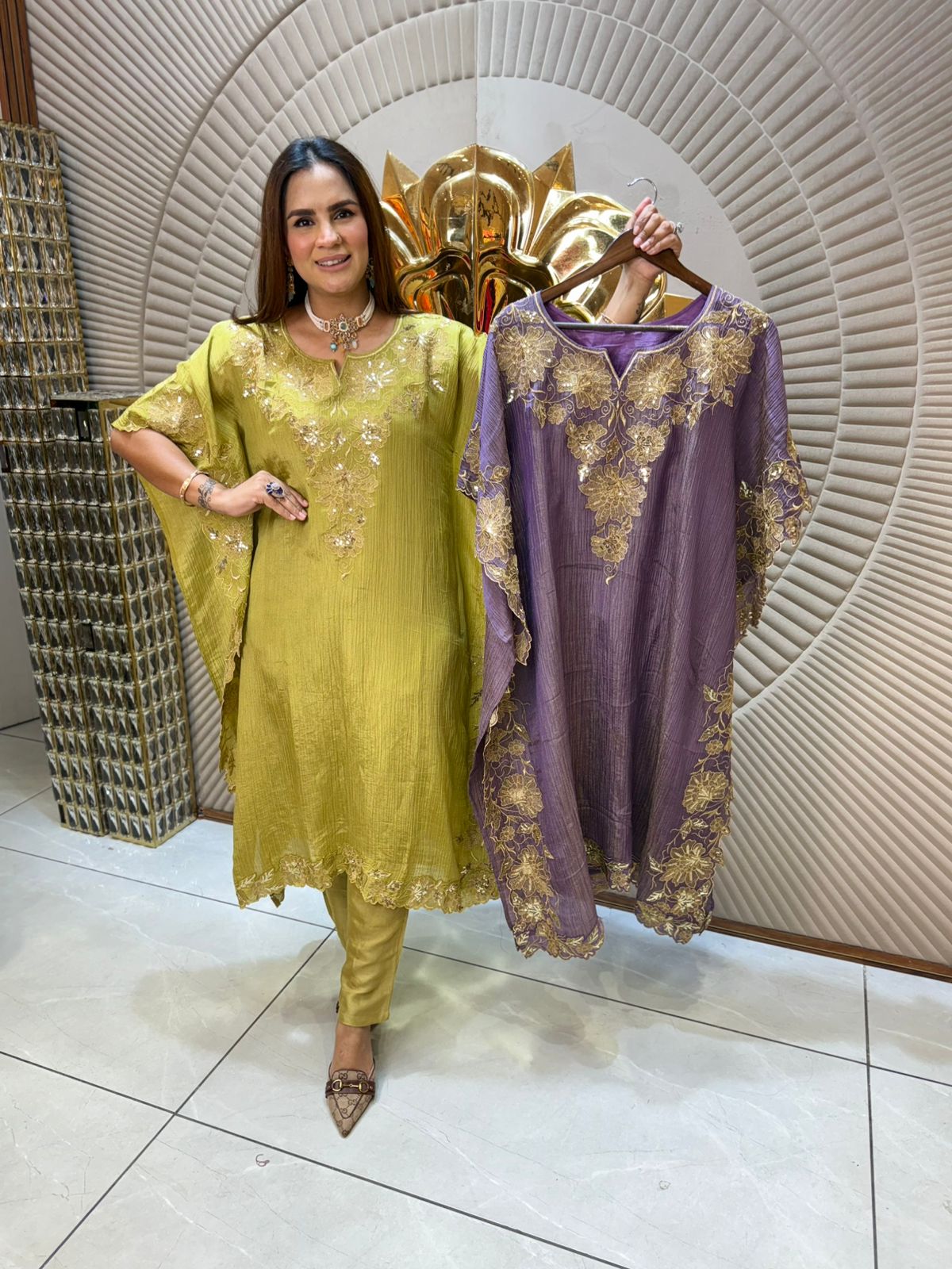 Beautiful Floral Kaftan PC1925