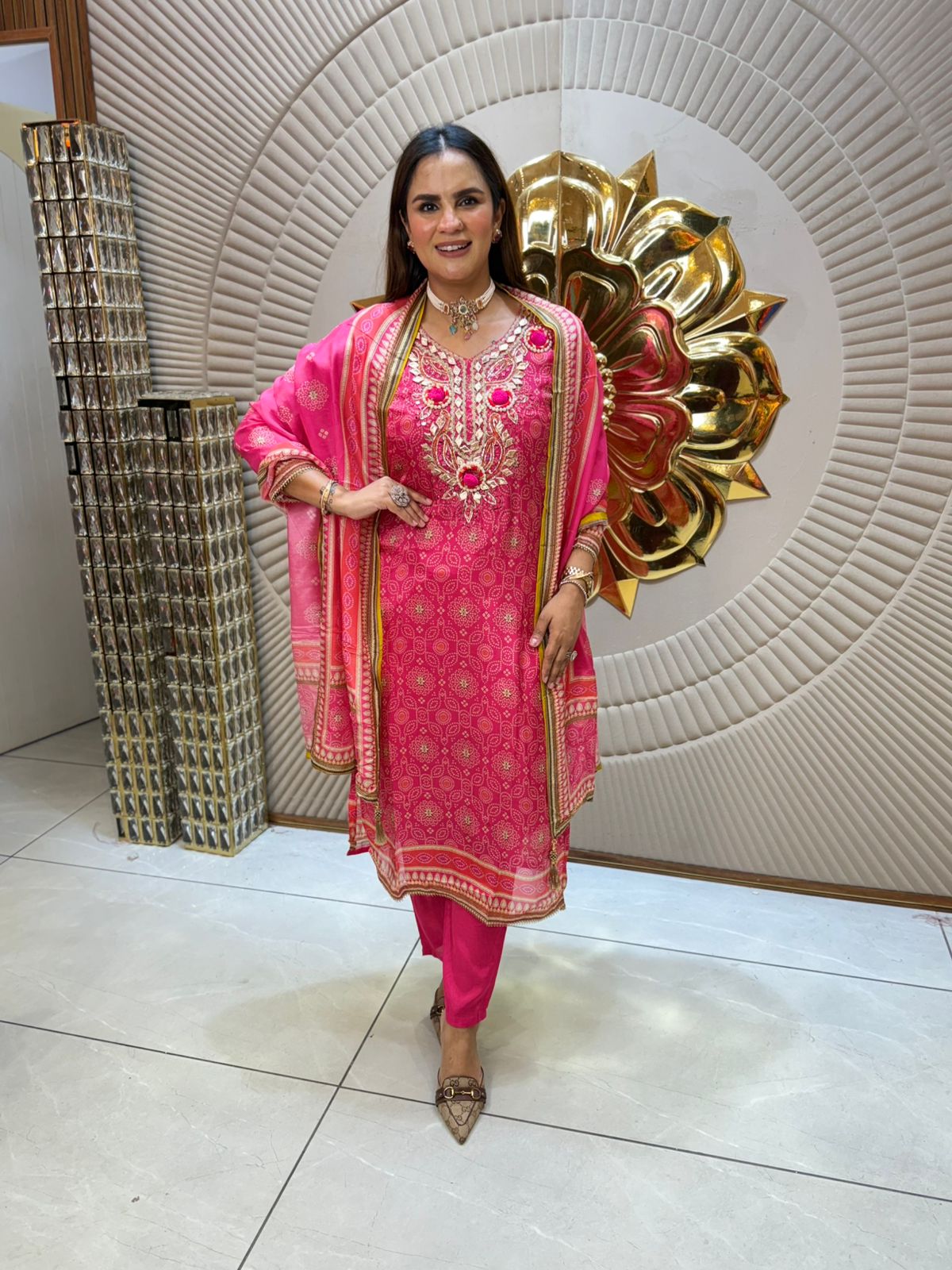Stunning Pattern Print Suit PC1952