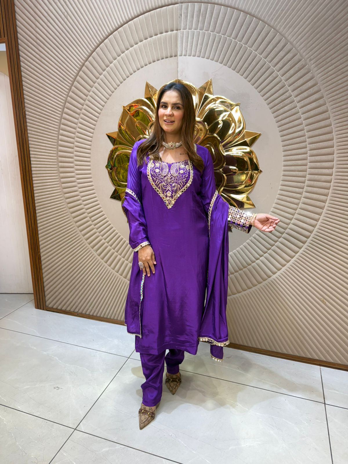 Beautiful Designer Suit Work on Hand PC2003