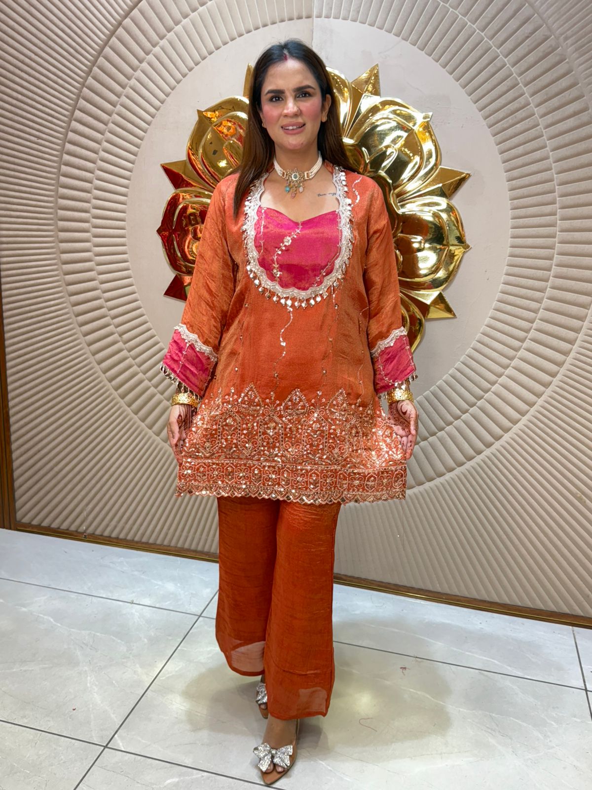 Beautiful Silk Cordset With Fully Embroidery Work PC2016