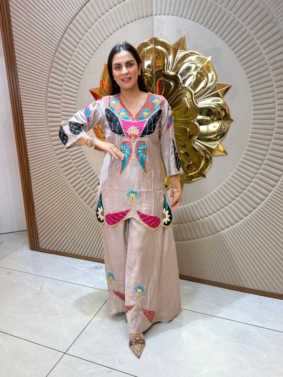 Elegant Palazzo Coord Set PC2031