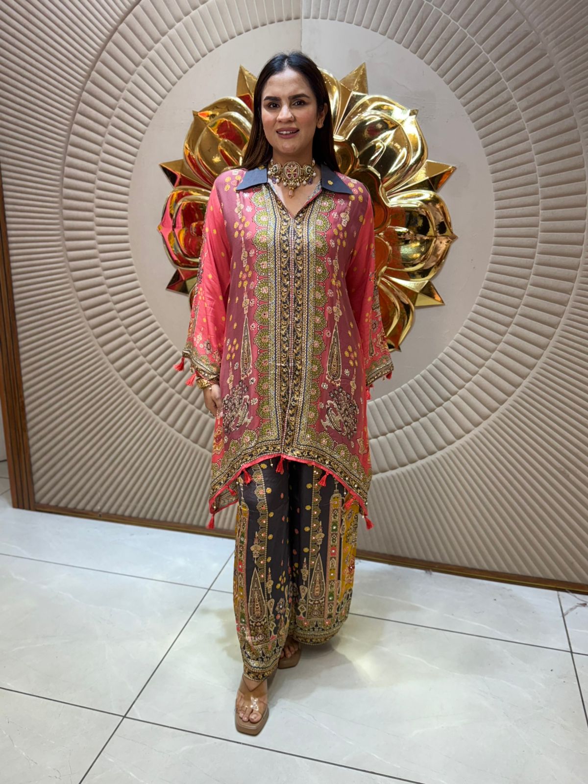 Very Pretty Digital Printed Cordset PC2051