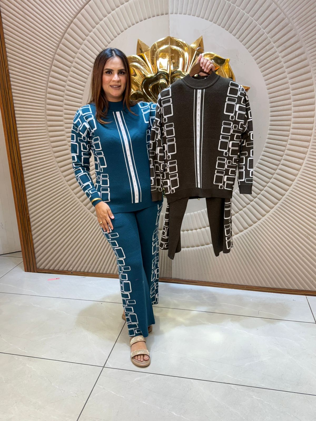 Beautiful Coord Set With Box Design PC2108