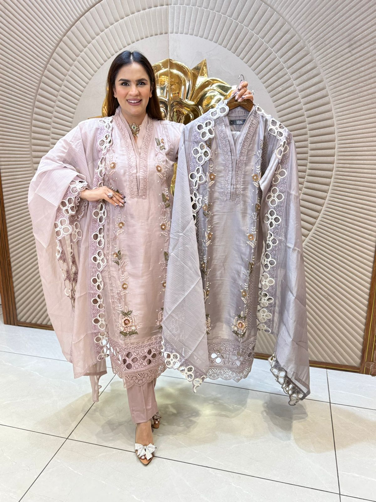Elegant Suit With Designer Dupatta PC2156
