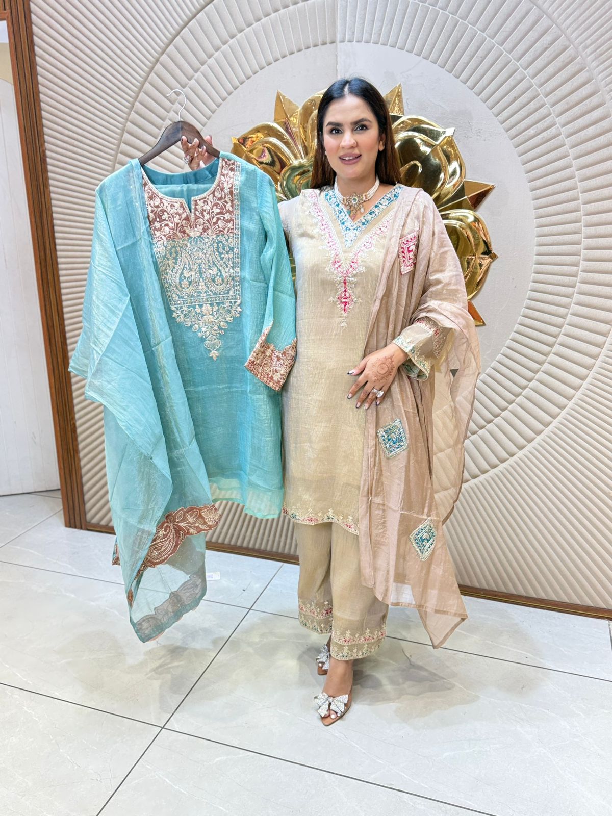 Elegant Suit With Designer Dupatta PC2161