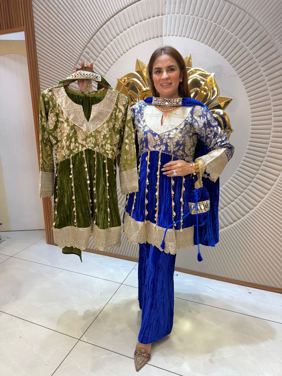 Beautiful Velvet Suit PC2323