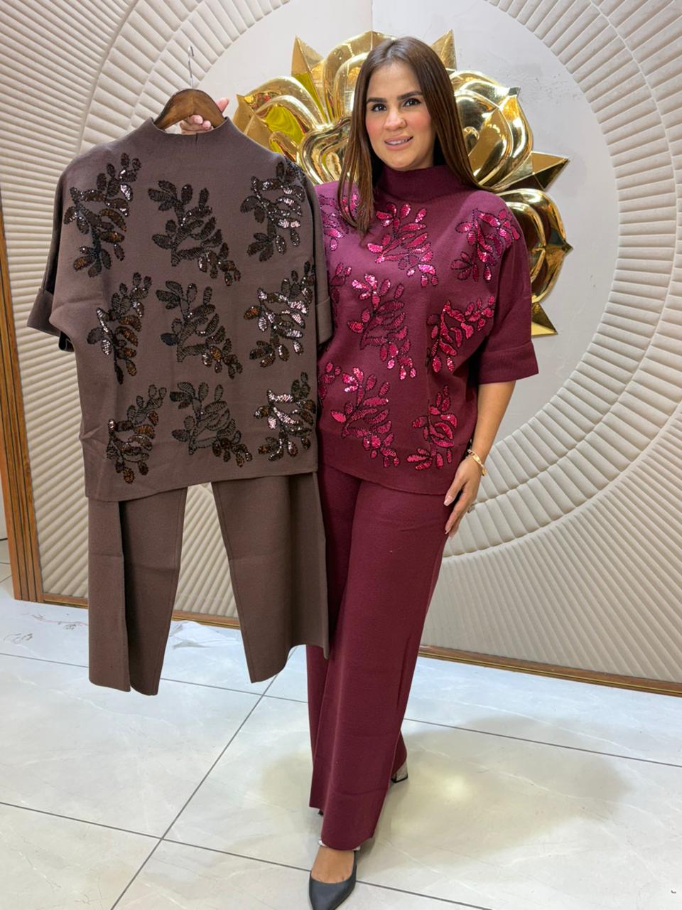 Stunning Co-Ord Set With Sequence Work PC2347