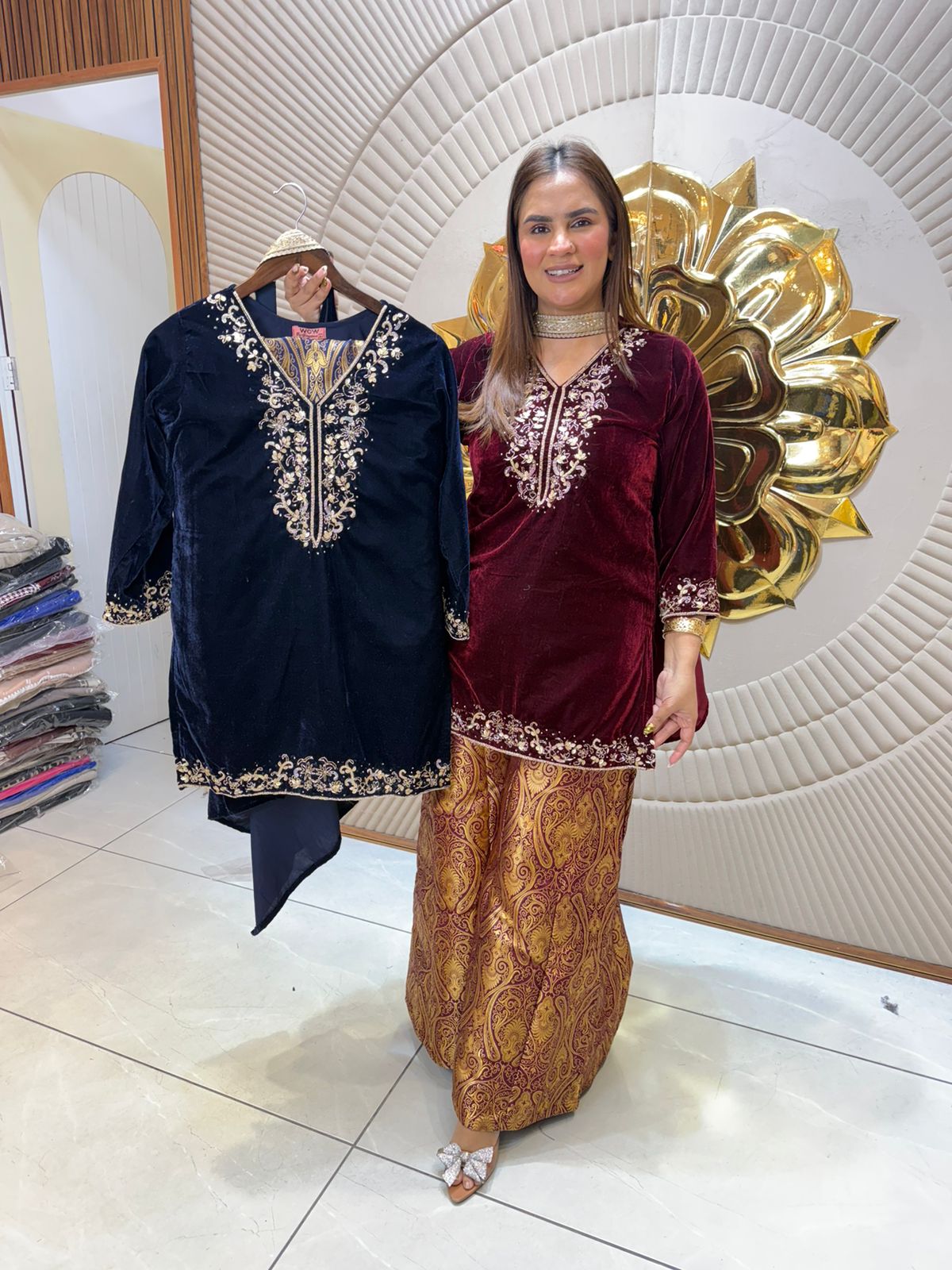 Elegant Velvet Dress PC2460